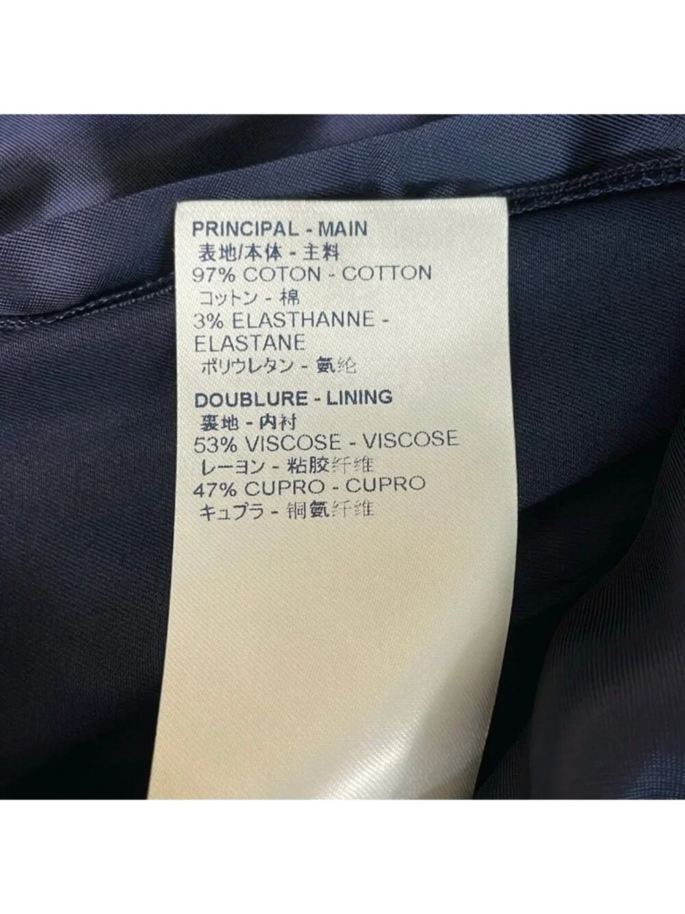 Louis Vuitton Shorts 36 S Oom Dark Navy Logo Button Bermuda
